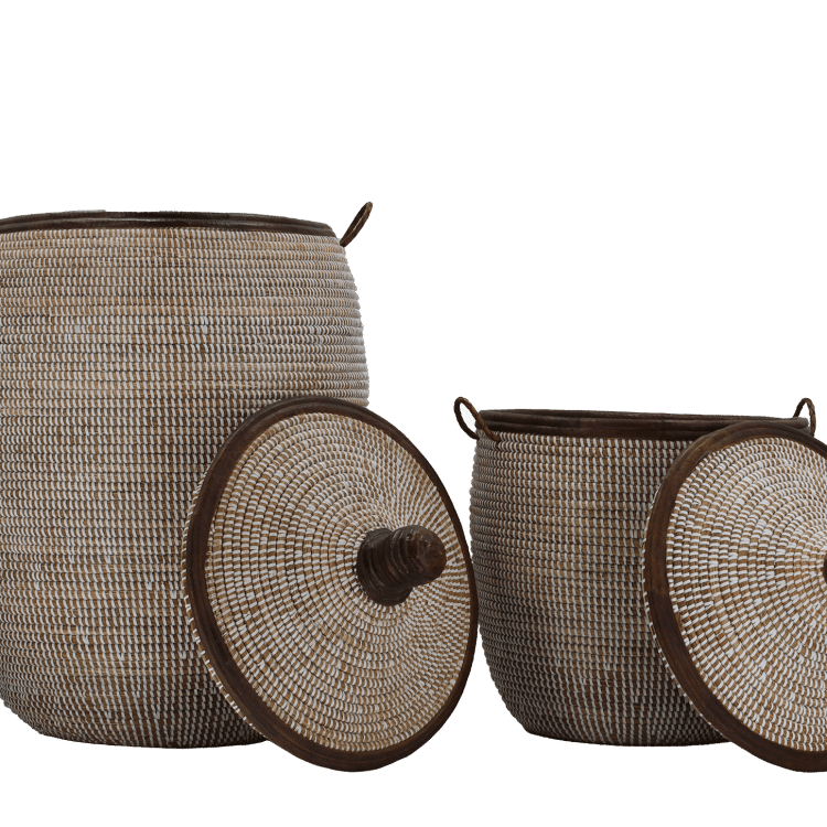 Set Manden (2) – Bruin Leder (45/35cm)