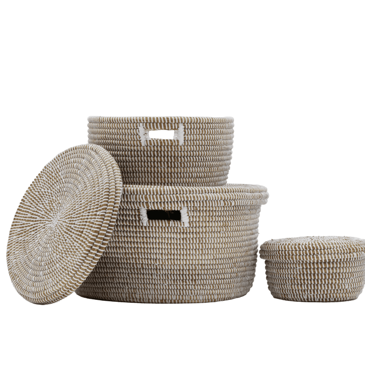 Set Manden (3) – Wit (45/35/25cm)