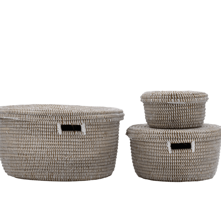 Set Manden (3) – Wit (45/35/25cm)