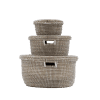 Set Manden (3) – Wit (H=26/18/12cm)