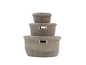Set Manden (3) – Wit (H=26/18/12cm)
