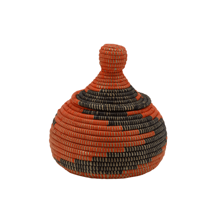 Oranje/zwarte suppermand vooraanzicht