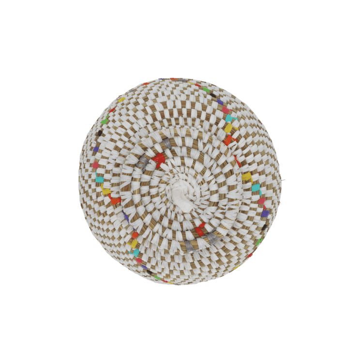 Kleine mand, gesloten, van boven