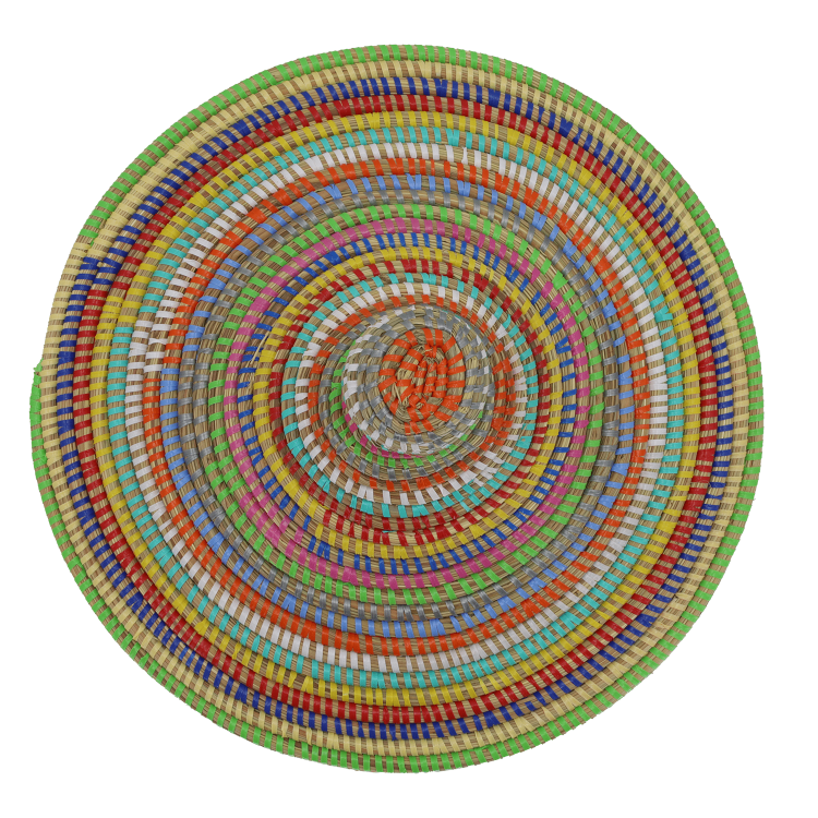 Supper mand regenboog, bovenaanzicht