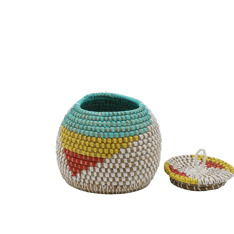 Zijaanzicht minimandje met deksel