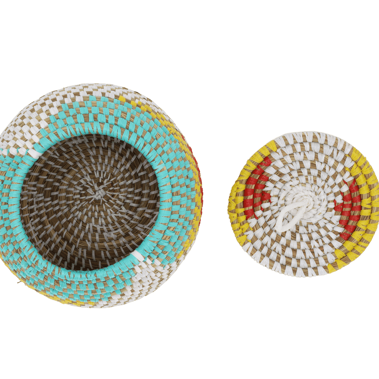 Bovenaanzicht minimandjes kleurig