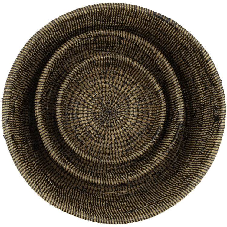 Set van 3 manden, in elkaar, van boven