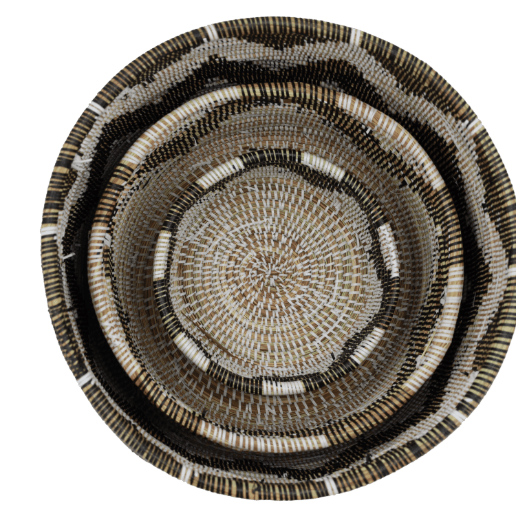 Set manden zigzag van boven in elkaar