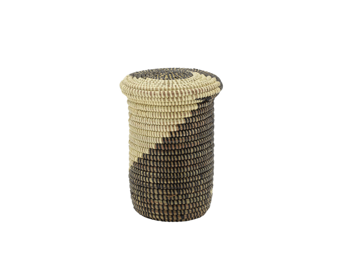 Kleine Smalle Mand (H=23cm) - Bruin/Wit