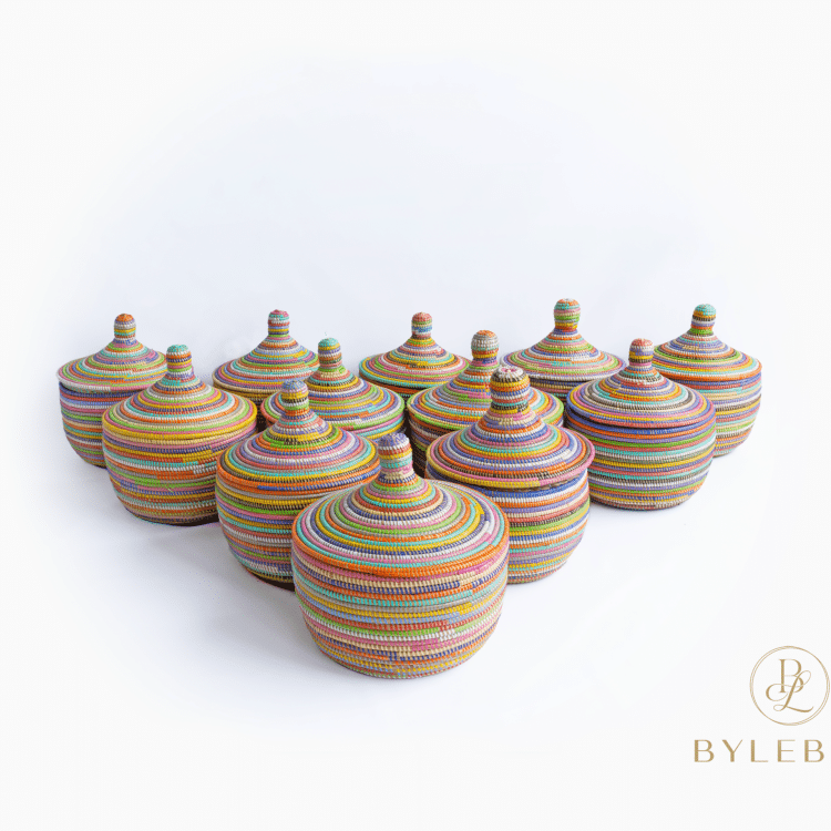 Regenboog supper mand groep