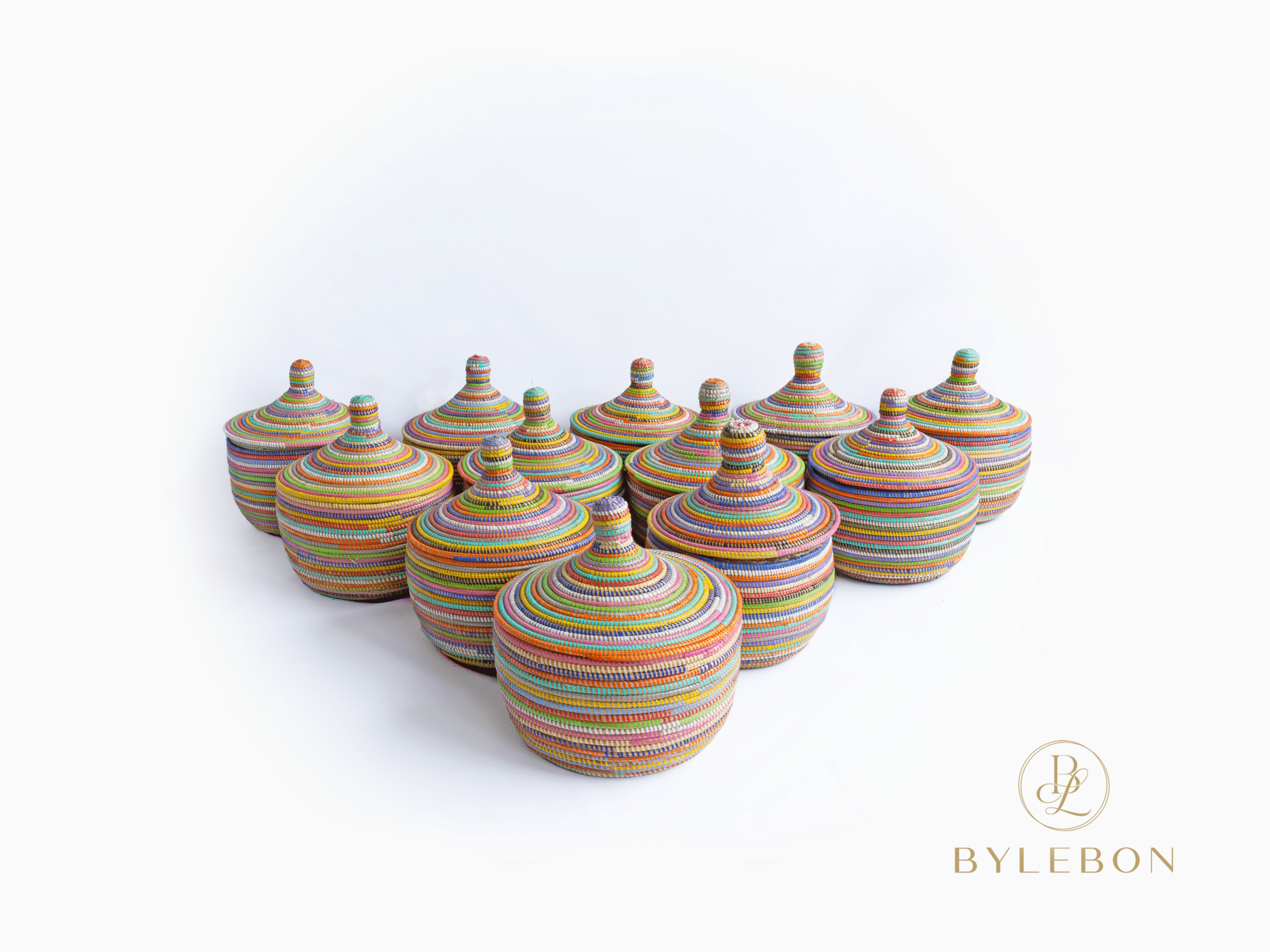 Regenboog supper mand groep