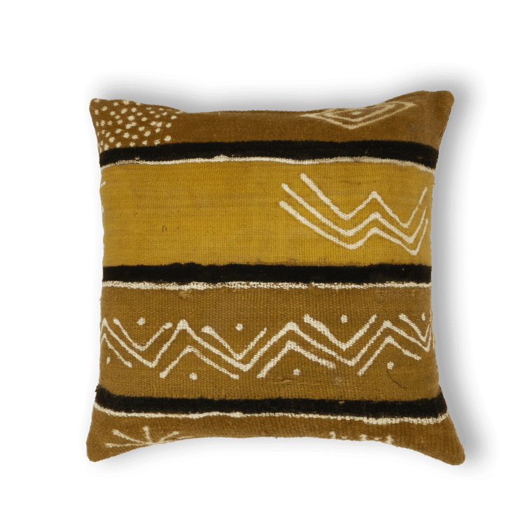 Zigzag Cuivre et Or kussen