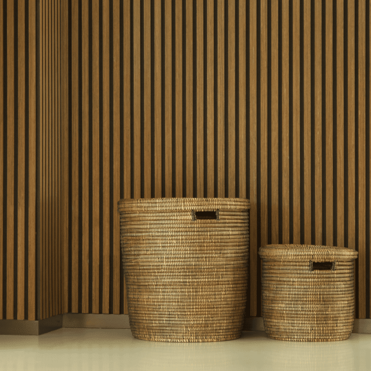 Sfeerfoto van mandenset