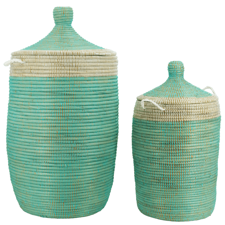 Set Tajine Manden - Turquoise en Wit
