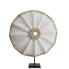 Beaded Shield - White Shell