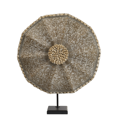 Beaded Shield - Bianca (40 cm)