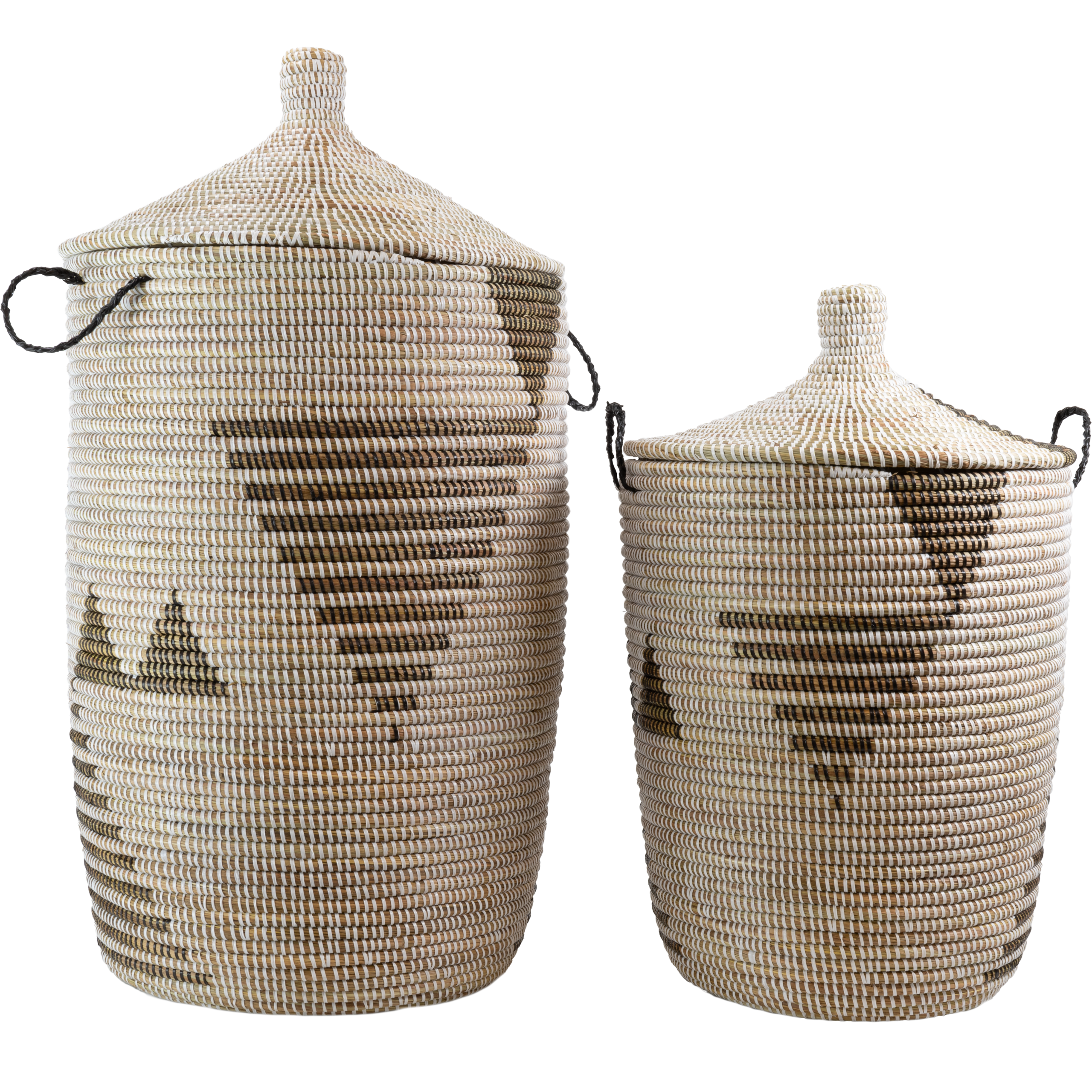 Set Tajine Manden - Wit met zwarte accenten