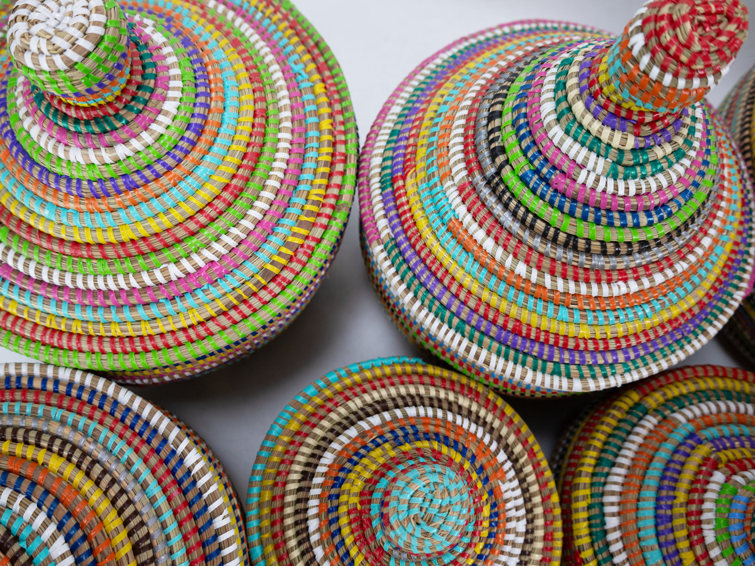 Set van 3 Tajine Mandjes - Regenboog - Afbeelding 4