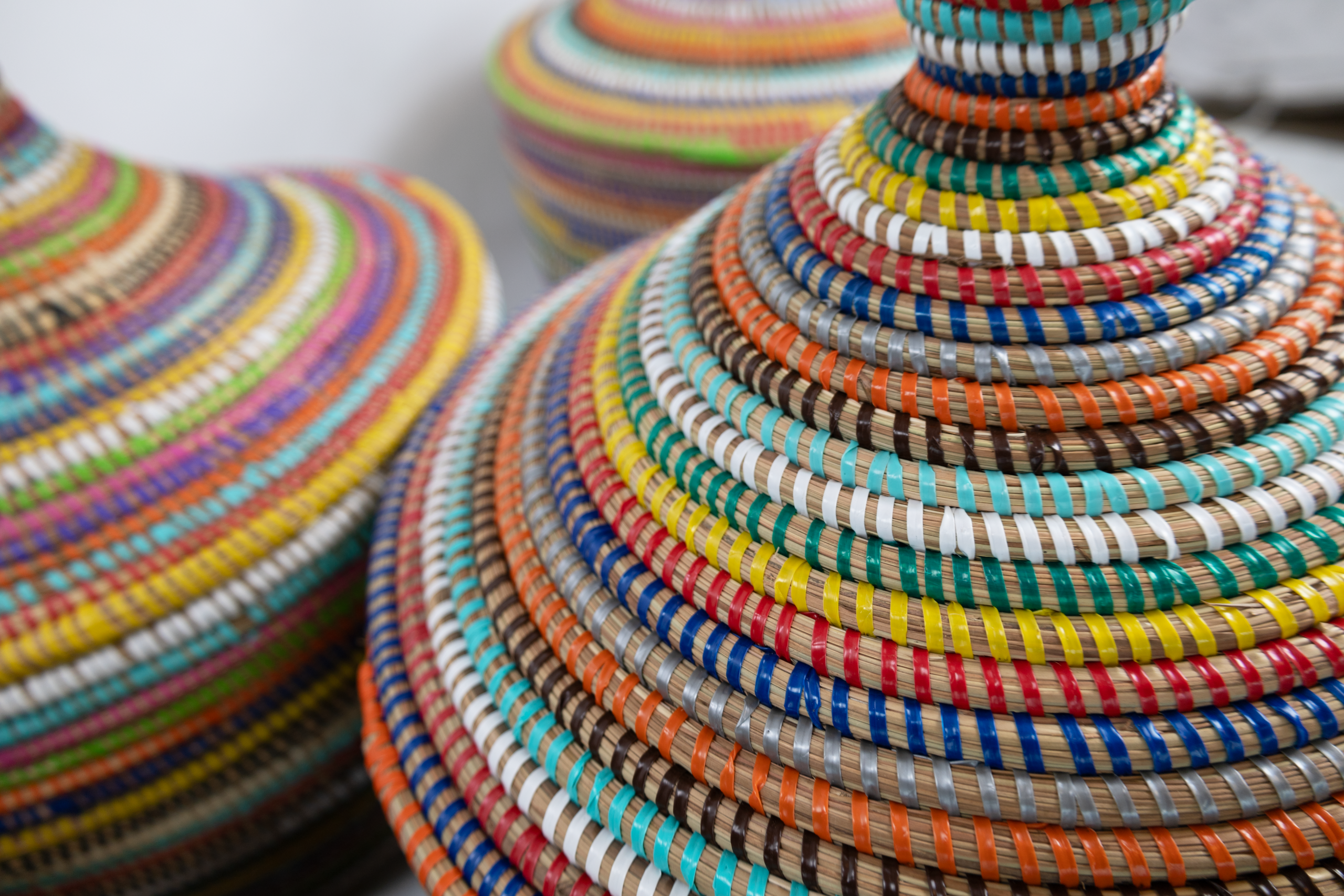 Set van 3 Tajine Mandjes - Regenboog - Afbeelding 3