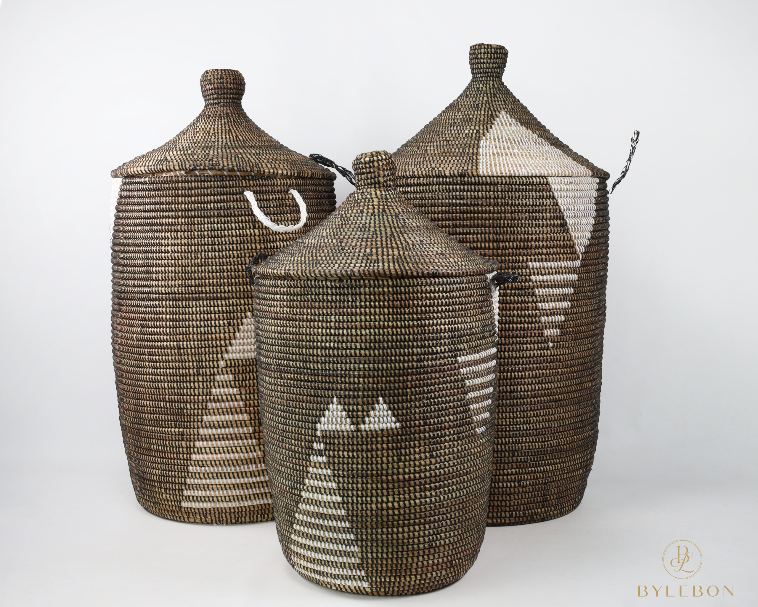 Set Tajine Manden - Zwart met witte accenten - Afbeelding 4