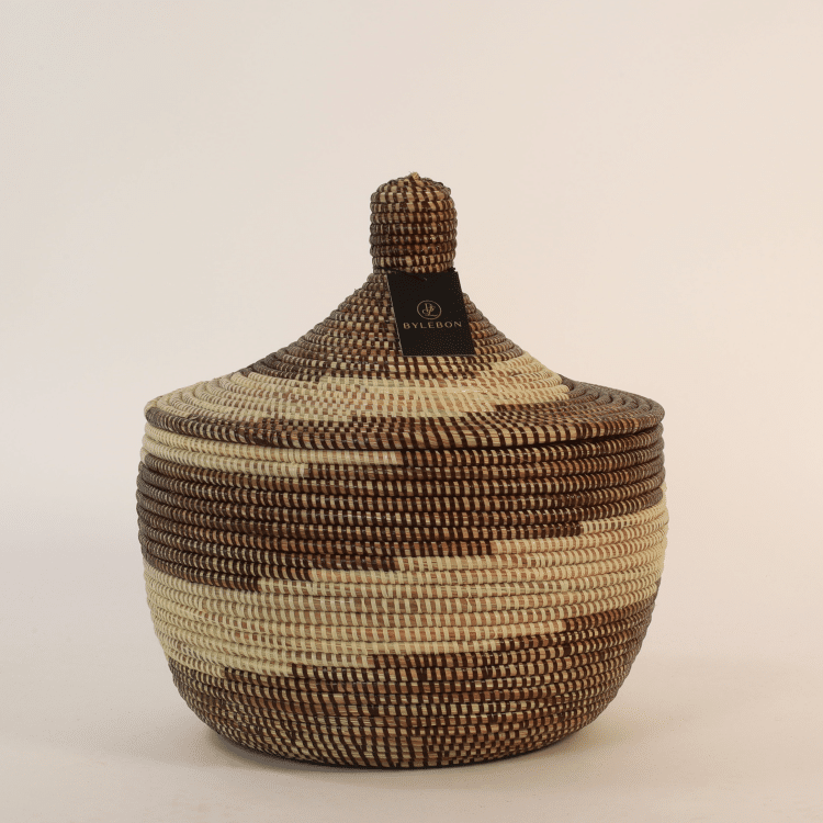medium tajine mand bruin creme spiraal