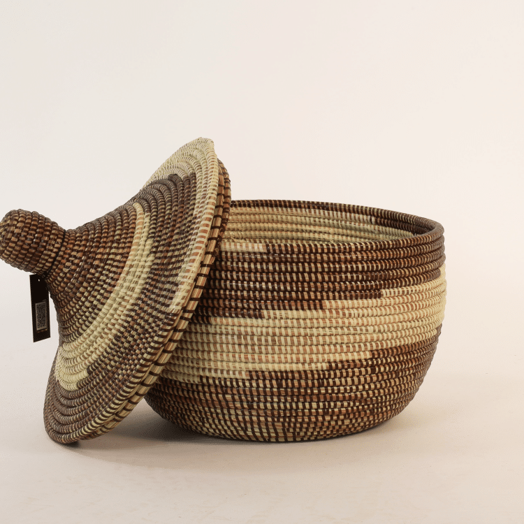 medium tajine mand bruin creme spiraal