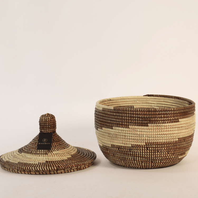medium tajine mand bruin creme spiraal