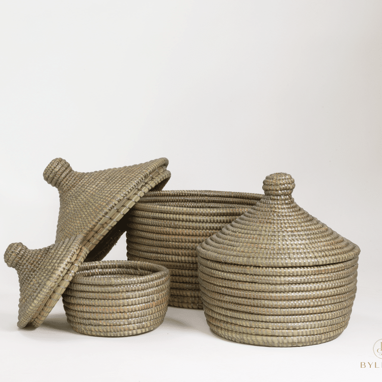 Set van 3 Tajine Mandjes - Champagne - Afbeelding 5